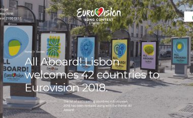"Të gjithë në bord" - prezantohet logoja dhe slogani i Eurovision 2018 (Foto/Video)