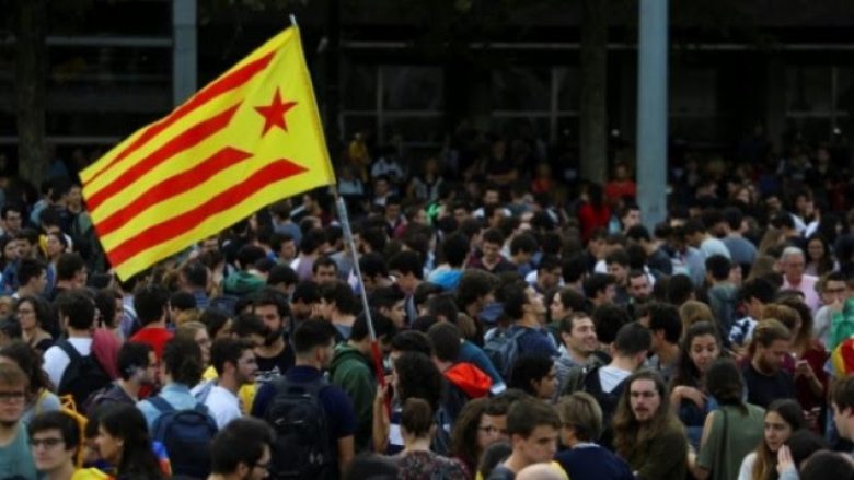 Protestë masive në Barcelonë