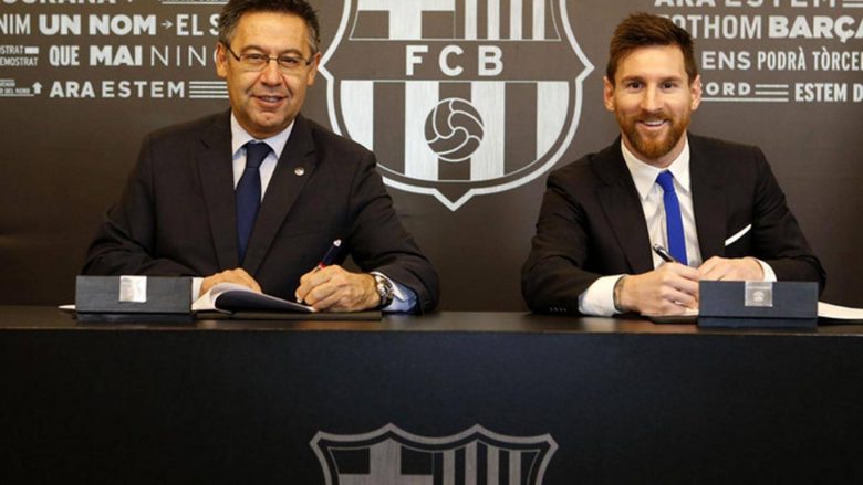 Zyrtare: Messi vazhdoi kontratën me Barcelonën