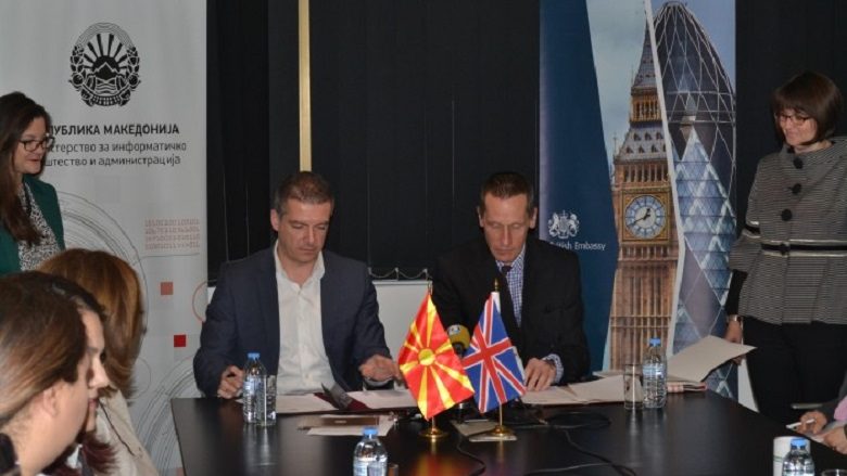 Maqedoni, nënshkruhet memorandum bashkëpunimi ndërmjet MSHIA dhe Britanisë së Madhe