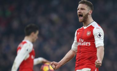 Mustafi rikthehet me gol, Arsenali në epërsi ndaj Tottenhamit (Video)