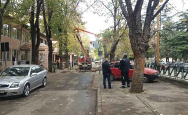 Aksion për pastrimin e hapësirës në Qendrën klinike të Shkupit