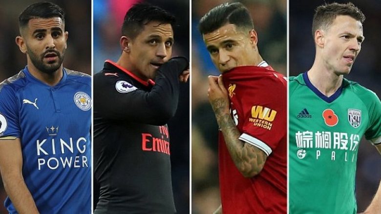 Transferimet e janarit që mund të ndodhin në Ligën Premier, gjashtë lojtarët me një këmbë jashtë klubeve aktuale (Foto)