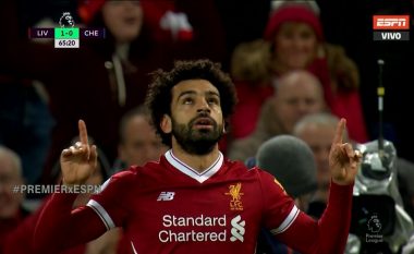 Salah zhbllokon derbin e javës, kalon Liverpoolin në epërsi ndaj Chelseat (Video)