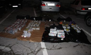 Janë gjetur 60 kilogram marihuanë në rrugën e vjetër Ohër-Strugë