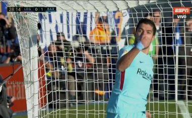 Suarez kalon Barçën në epërsi ndaj Leganesit (Video)