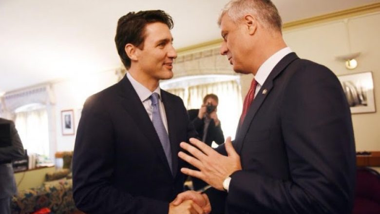 Trudeau siguron Thaçin se Kanadaja do të qendrojë përkrah Kosovës