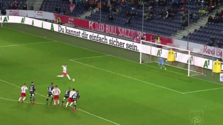 Valon Berisha shënon për Salzburgun, ekzekuton penalltinë në mënyre fantastike (Video)