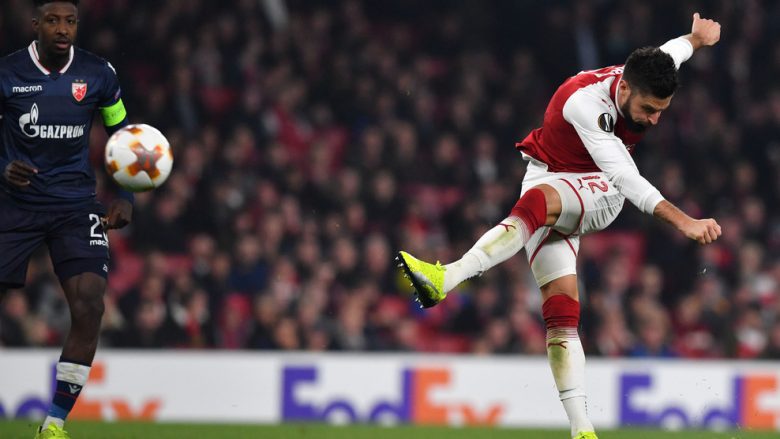 Arsenali barazon me Crvena Zvezdan në Emirates