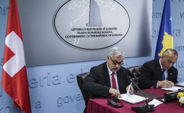 Haradinaj dhe Lebet nënshkruan marrëveshje për mbështetjen e Këshillit ndërministror për ujëra