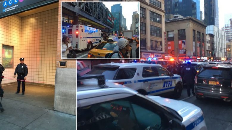Pas shpërthimit në New York, policia bllokon stacionin e autobusëve dhe metrosë – arrestohet një i dyshuar (Foto/Video)