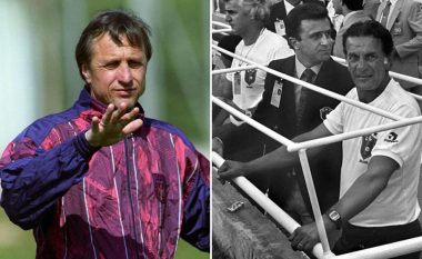 Marrëveshja e pazakontë mes trajnerëve Cruyff dhe Santana para ndeshjes finale të vitit 1992 që është futur në histori (Foto/Video)