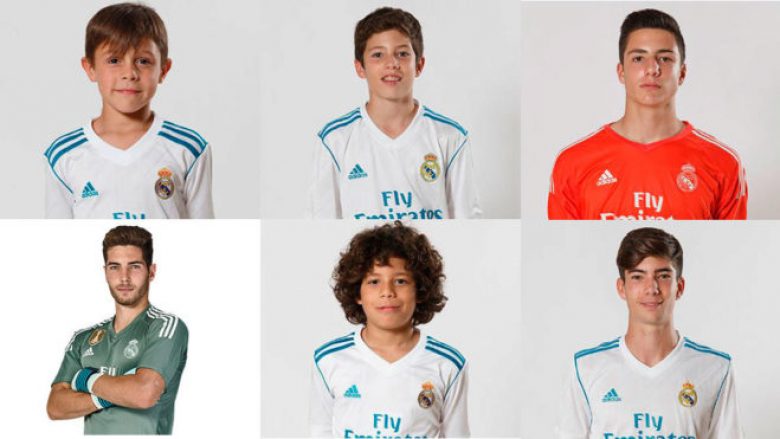 Akademia e Real Madridit e mbushur me fëmijë të emrave të njohur