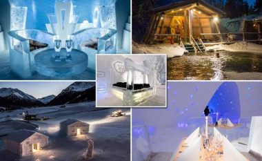 Hotelet më të ftohta në botë: Brenda tyre gjithçka është e ndërtuar nga akulli – madje edhe shtretërit (Foto)