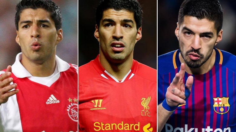 Luis Suarez aktualisht ka zhvilluar nga 110 ndeshje në kampionat për Barcelonën, Liverpoolin dhe Ajaxin – Ku ka performuar më mirë uruguaiani? (Foto)