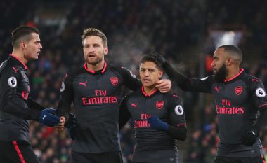 Arsenali i kthehet fitoreve në Ligën Premier në ndeshje ndaj Crystal Palacet, shënon edhe Mustafi (Video)