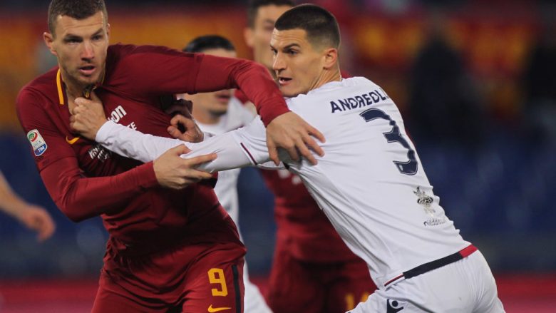 Roma fiton me shumë vështirësi në minutat shtesë ndaj Cagliarit (Video)