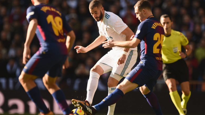 Real Madrid 0-0 Barcelona, statistikat pas pjesës së parë