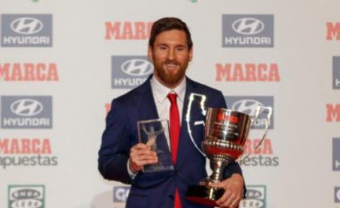 Messi pas fitimit të çmimeve kryesore në La Liga: Falënderoj bashkëlojtarët, çmimet iu takojnë atyre – fitorja në El Clasico do ishte avantazh