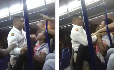 Shoferit të autobusit i humb durimi, rreh një pasagjer sepse ai i kishte rënë ziles pa pushim (Video)