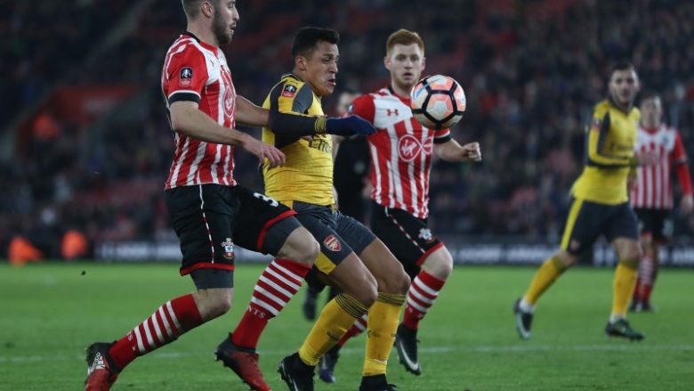 Southampton – Arsenal, formacionet zyrtare