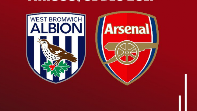 West Brom – Arsenal, formacionet zyrtare