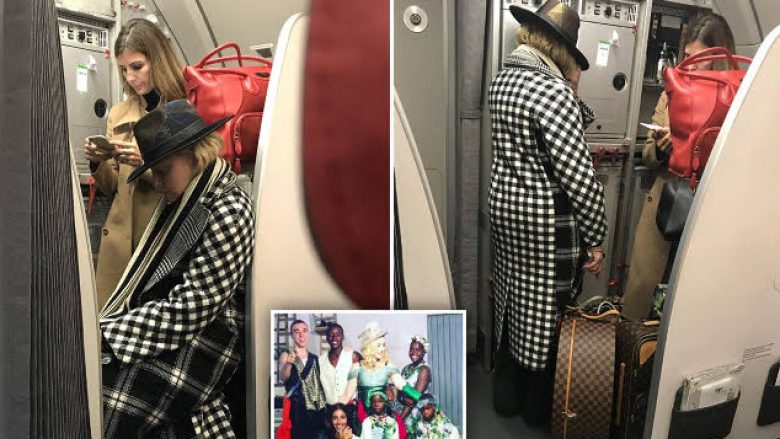 Habiten pasagjerët, në një udhëtim të thjeshtë u shfaqet legjenda e muzikës botërore, Madonna! (Foto)