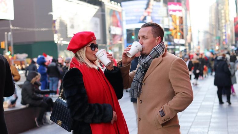 Blero dhe Afrona dhurojnë puthje pasionante në New York (Foto)