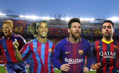 Messi, Cruyff dhe Ronaldinho – 11 lojtarët më të mirë në histori të Barcelonës (Foto)