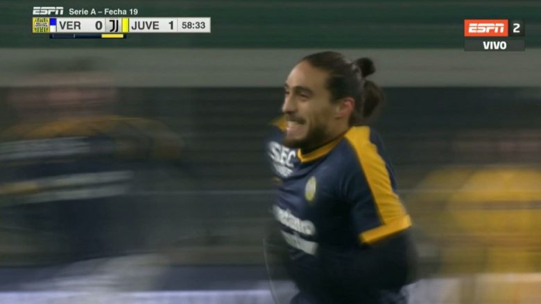 Verona befason Juventusin, barazon me anë të supergolit nga Caceres (Video)