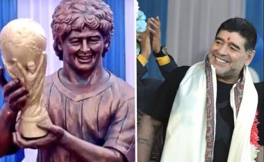 Harroni statujën e CR7, ajo e Maradonas bëhet sensacion në rrjetet sociale