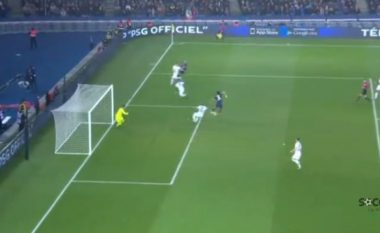 Mbappe kalon tre lojtarë, asiston te Edinson Cavani që shënon gol me thembër (Video)