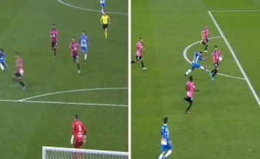 Gjyqtari që ia mohoi golin e pastër Messit vazhdon me gabime trashanike, akordon penallti dy metra jashtë zonës (Foto/Video)