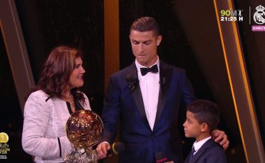 Fjalët e para të Ronaldos pas fitimit të Topit të pestë të Artë