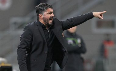 Gattuso për të mbetur trajner i Milanit duhet të triumfoj ndaj Interit e Fiorentinës