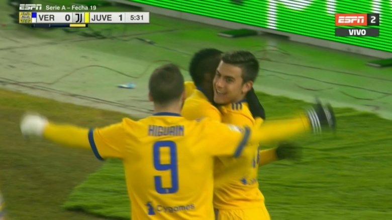 Matuidi kalon Juventusin në epërsi ndaj Veronas (Video)