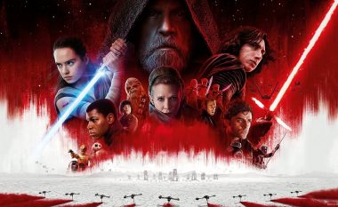 “Star Wars: The Last Jedi” përfiton 450 milionë dollarë në fundjavën e parë të shfaqjes