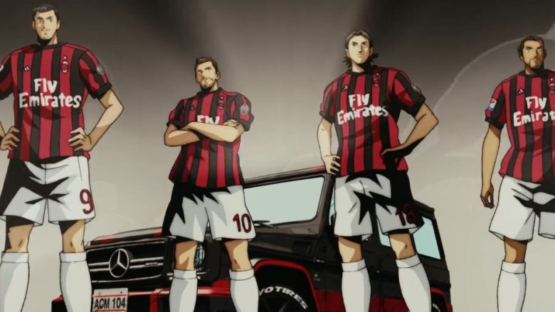 Lojtarët e Milanit vijnë me një reklamë të animuar (Video)