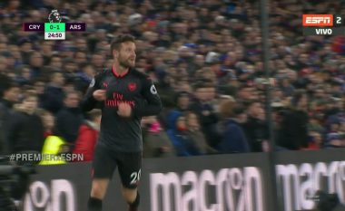 Mustafi kalon Arsenalin në epërsi ndaj Crystal Palacet (Video)