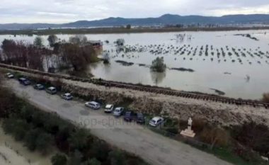 Pamje me dron: Novosela në ujë (Video)