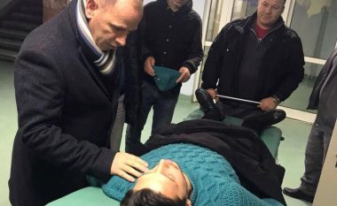 Lladrovci viziton në spital nxënësit e aksidentuar (Foto)