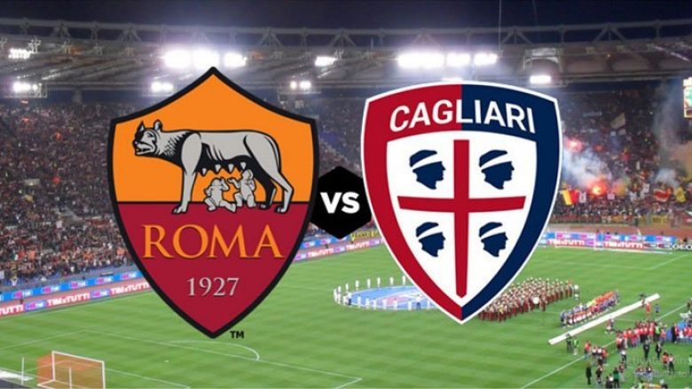Roma – Cagliari, formacionet zyrtare