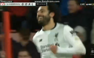 Salah nuk ka të ndalur, thellon epërsinë e Liverpoolit ndaj Bournemouthit (Video)