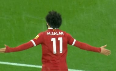 Salah kalon Liverpoolin në epërsi ndaj Evertonit me një supergol (Video)