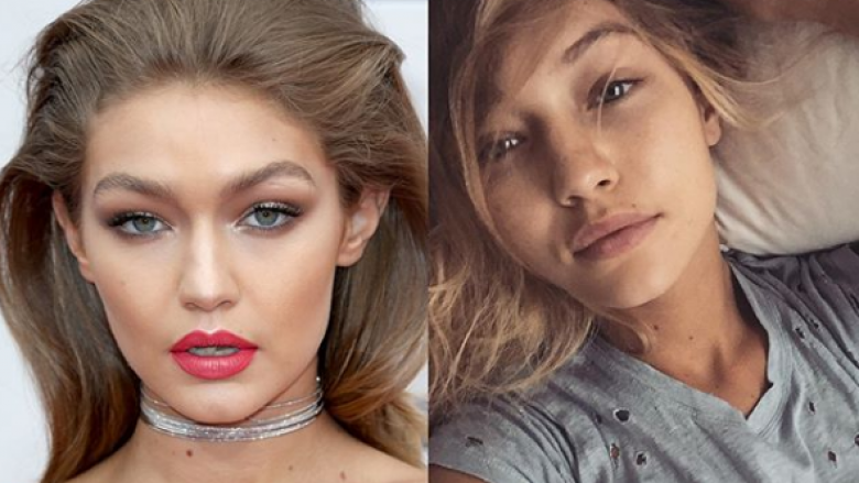 Gigi Hadid duket e përkryer edhe pa grim (Foto)