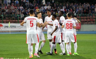 Dy gola të shpejtë në kryeqytetin zviceran, Gavazaj shënoi për Skënderbeun (Video)