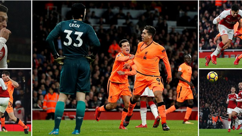 Gjashtë golat e arsyetojnë derbin, Xhaka realizon në barazimin mes Arsenalit dhe Liverpoolit (Video)