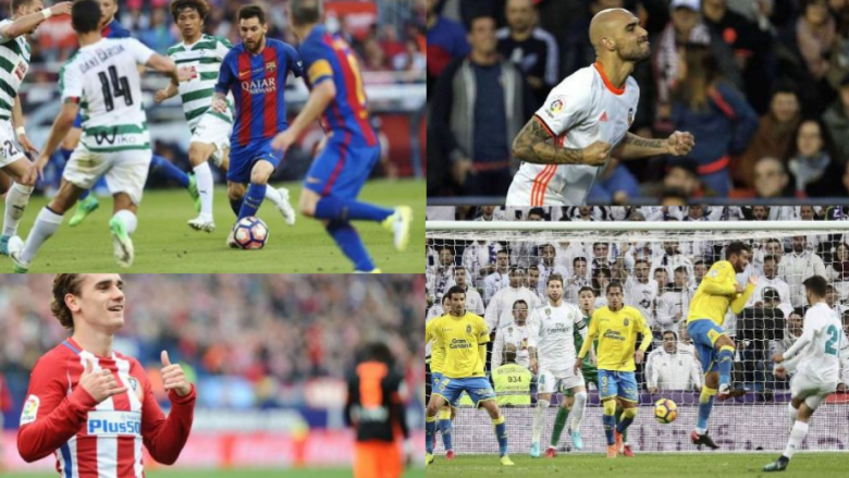Dhjetë golat më të mirë në La Liga për vitin 2017 – Nga ‘bombat’ e Griezmannit e Asensios deri tek solo aksioni i Messit (Foto/Video)