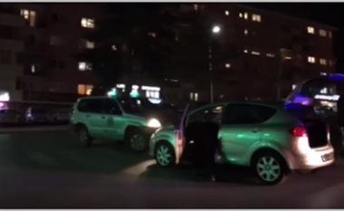 Policia ndalon një veturë në kryeqytet, ka të arrestuar (Video)