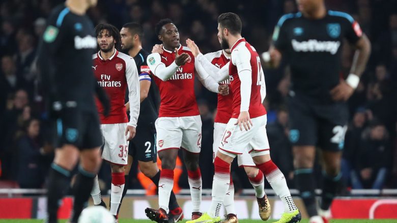 Arsenali në gjysmëfinale të EFL Cup (Video)